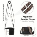 Stylish Large Capacity PU Square Crossbody Bag Multi-Functional Casual Shoulder Bag for Women's Travel, Shopping Styling Outfits. 