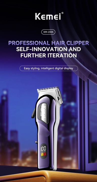 KEMEI%20Km-2335%20Usb%20Rechargeable%20Trimmer%20Electric%20Hair%20Clippers%20Professional%20Cordless%20Hair%20Clippers%20for%20Hair%20-%20Image%206