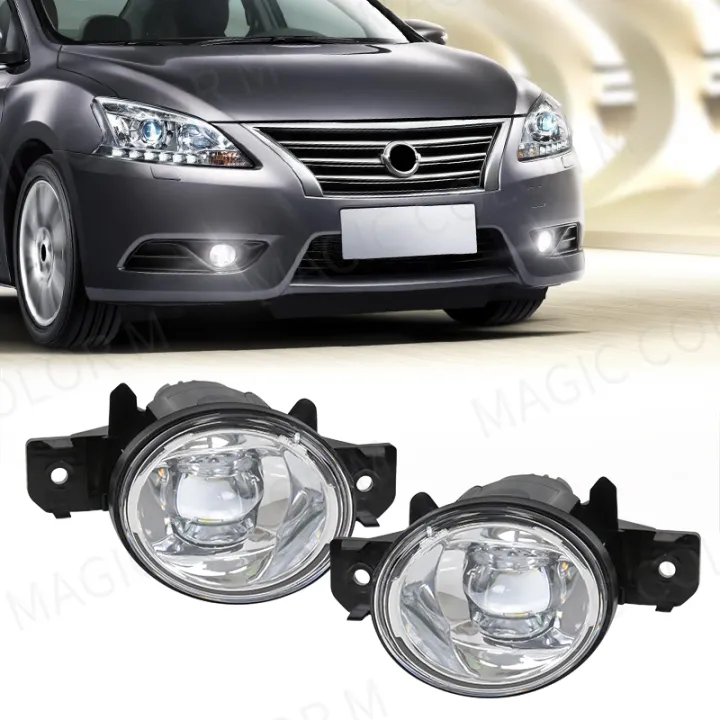 2Pcs%20Car%20Fog%20Lamps%20Front%20Bumper%20Daytime%20Running%20Lights%20DRL%20For%20Nissan%20X-Trail%20Altima%20Sylphy%20Almera%20QASHQAI%20March%20Pathfinder%2012V%20-%20Image%204