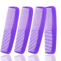 5pcs Black Hair Styling Comb, Fine Tooth Hair Comb, Heat Resistant Comb, Double Headed Hair Styling Comb. 