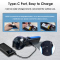 Wind Speed Meter & Air Flow Rechargeable, Handheld Anemometer with Touch Button & 270º Rotatable Sensor, CFM Meter Gauge. 