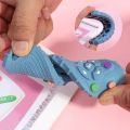 Novelty Silicone Simulation TV Remote Control Shape Soothing Toy Baby Food Grade Teaser Stick Children's Sensory Education Toys.