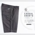 ⚡GW⚡9722 men's shorts three quarter Cotton solid color 21.5-22.5 inches size 30-38 Goodwin brand. 