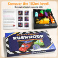 Children's Huarong Road Reasoning Desktop Toy for Racing Rush Hour Car Puzzle Traffic Game Logical Thinking Clearance Game . 