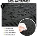 High quality 3 PCS Car Universal PVC Car floor mat - black. 