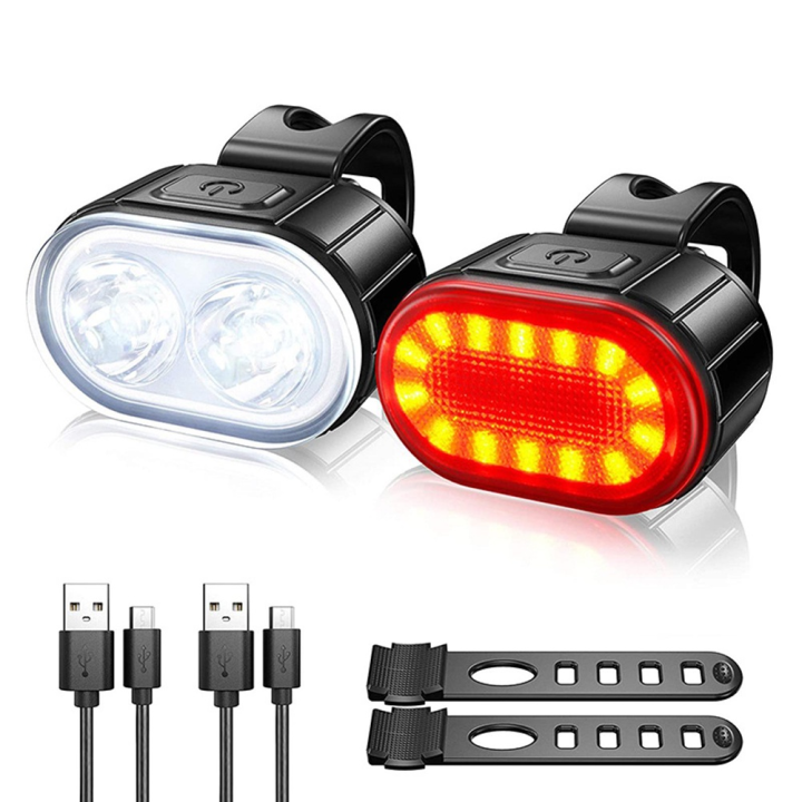 Cycling Taillight Headlight Bicycle Lights Bike Safety Warning Light