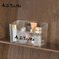 YTC Bathroom Wall-mounted Storage Box Toiletries Counter Perforation-free Storage Shelf Bathroom Wall-mounted Storage Box. 
