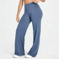 High Waisted Straight Leg Yoga Pants for Women, Naked Feeling Butt Lifting Loose Fit Workout Trousers, Slimming Gym Pants.
