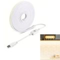 5V USB Touch LED Strip Lights 1-4m Neon Flexible Waterproof Light with Touch Sensor Switch for TV Backlight Bedroom Lighting.