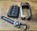 Toyota Corolla Grande Metal Key/Remote Cover with Key Chain Premium Quality Imported. 