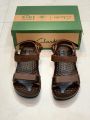 New Casual and Party Wear Synthetic Leather Sandals For Men Stylish in Black, Brown and Camel. 