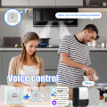Bluetooth Smart Curtain Switch Remote Control Timer Circuit Breaker EasyLink Compatible With Google/Alexa. 
