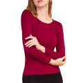 Cara Cara long sleeve thermal underwear women Aero capsule thermal fleece warm high elastic soft comfortable CVN-PLA002. 