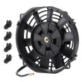 Universal Electric Fan 8in for Radiator Auto Cooling Air Conditioning 10 Blades 12V 80W 2250 RPM.
