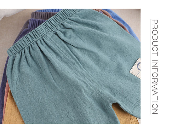 1-5%20Years%20Old%20Summer%20Kids%20Wears%20Children's%20Shorts%20Baby%20Boy%20Cotton%20Linen%20Pants%20Boys%20Girls%20Pant%20Cartoon%20Children%20Casual%20Pants%20-%20Image%205