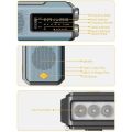 Weather Radio Emergency Multifunctional Radio FM AM WB Hand Crank Solar USB Charging 2000mAh Power Bank LED Flashlight Torch. 