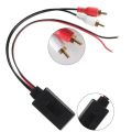 Car Wireless Bluetooth Receiver Module For 2RCA Interface Vehicles AUX Cable Adapter HIFI Sound Music Audio Stereo Receiver. 