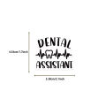 50Pcs Cute Dental Tooth Shaped Stickers Cartoon Teeth Sticker Dentist Store Toothbrush Label Decoration Dentistry Gifts. 