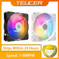 TEUCER P16 RGB FAN 120mm Pc Computer Case Fan Rainbow Heatsink 4PIN 12cm CPU Cooler Silent Fan. 