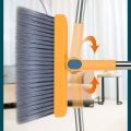 Kitchen office new folding broom dustpan set household cleaning tools non-stick hair dry wet dual-use broom folding set. 