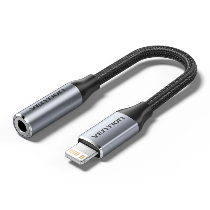 Vention%20DAC%20Lightning%20to%203.5mm%20female%20Earphone%20Adapter%20Aux%20Cable%20Lightning%20to%203.5%20Audio%20Cables%20for%20iPhone%2014/13%20Pro%20iPod%20iPad%20-%20Image%207
