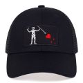 Unisex Skeleton Head Branch Heart Embroidery Baseball Net Caps Spring Summer Outdoor Adjustable Casual Hats Sunscreen Hat.