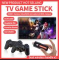 Q9 Game stick 2.0 Dual system game stick 8k retro games with wireless controller 64 GB memory card game + android box 30000+ games. 