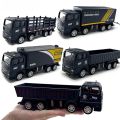 Simulation Transporter Container Truck Freight Vehicle Children Kids Pull Back Car Model Educational Toys for Boy Game . 