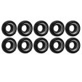 10 Pcs AC Compressor Shaft Seal Rubber Strong Sealing Air Conditioner Output Shaft Lip Seal Kit for MSC90 AC Compressor. 
