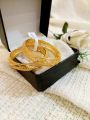 Golden bangles for womens elegant Gold designe for girls descent beautiful new trendy fashion bangles imported quality for weddings bridal gold bangles. 