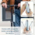 7pcs Metal Pill Organizers, Stackable Portable Waterproof Travel Pill Box, Large Aluminum Alloy Travel Pill Case. 