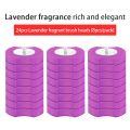 24PCS Disposable Toilet Brush Refills Upgraded 3 Layer Foam Cleaning Sponges Heads for Toilet Bathroom Bowl Cleaner Supplies.