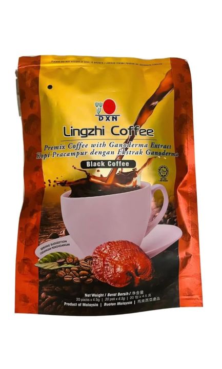 Dxn Lingzhi Black Coffee product of Malaysia 20 peket