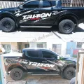 Car stickers, pickup truck stickers, clone sticker, Fishbone D3 Mitsubishi-Triton logo, Triton logo or other models (1 set 2 sides) Thai factory Grade A. 