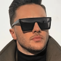 Fashionable Oversized Connected Fashion Glasses Women Unisex Sun Protection Sun Glasses, Outdoor Glasses. 