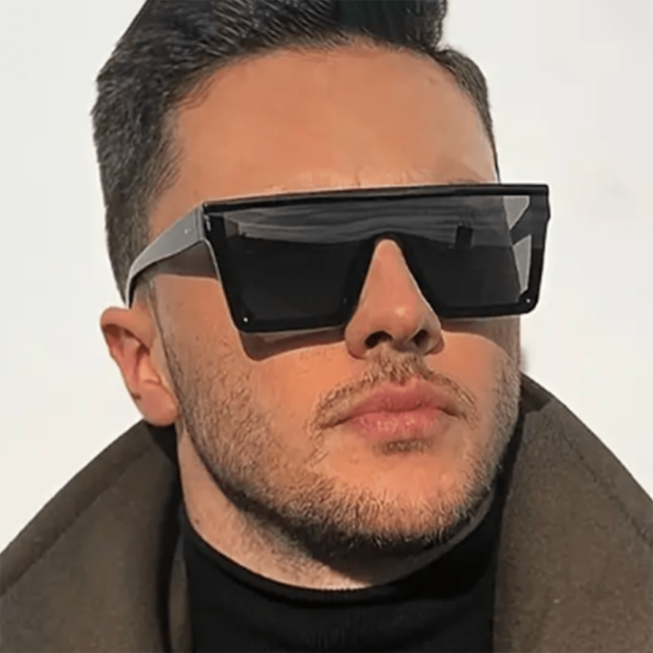 Fashionable Oversized Connected Fashion Glasses Women Unisex Sun Protection Sun Glasses, Outdoor Glasses