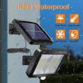 Solar Street Floodlight Led 120W 200Lm (With Dusk Sensor, Motion Detector, Remote Control. 