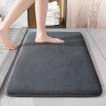 Super absorbent floor mat, super absorbent bath mat, super anti slip coral velvet bathroom floor mat, door mat. 