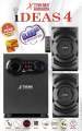 Xtreme IDEAS 4 2.1 Multimedia Speaker With DC Option For Play With Battery Heavy Sound & Bass SubWoofer 5.25". 
