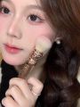 Flower Knows Swan Ballet Cosmetic Brush Wool Brush For Blush Powder Soft Fluffy Friendly Makeup Tool Flowers Know. 