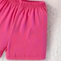 Fuchsia Set + Crescent Mosque Print: Short-Sleeve Style—Wearing Ramadan Tenderness. 