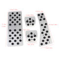 For Honda Civic 8 8th Gen Sedan 2006~2011 2008 Manual MT Aluminum  Car Foot Pedals Accelerator Brake Non-slip Pedal Pad 4pcs. 