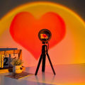 LED Usb Sunset Projector Lamp Home Decoration Portable Night Light Mood Neon Light. 