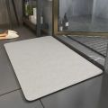 Summer Simple Solid Colour Diatomite Floor Mat Non-Slip Kitchen Entrance Bathroom Bathroom Carpet Home Decoration. 