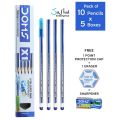 Doms Pencils 1 Packet Set Of 10 Pcs(1 Eraser+1 Sharpener). 