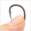 Hirisi 50/100Pcs High Carbon Stainless Steel PTFE Coated Fish Hook Micro Barbed Fish Hook Spliceable Box Fishing Tool 8035.
