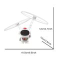 Funny Astronaut Style Mini Infrared Induction Flying Ball Aircraft Helicopter Toy And Spaceship Shape Kids Helicopter Drone. 