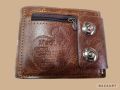 Double hoop magent wallet pu leather wallet short wallet. 