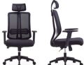 Ergonomic office chair with adjustable arms and recline system. 