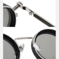 ND Dimming Glasses Polarized Sunglasses Men Women Round Retro Punk Driving Eyeglasses Outdoor Shades UV400 Adjustable Eyewear.